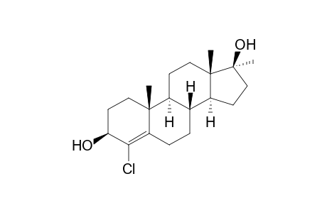 4-Chloro-17α-methyl-androst-4-ene-3β,17β-diol