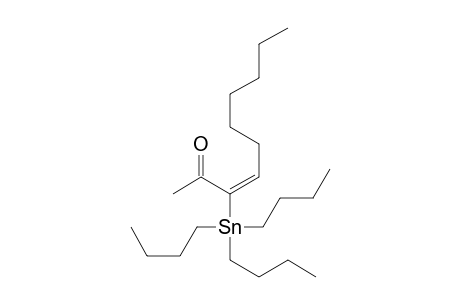 3-Decen-2-one, 3-(tributylstannyl)-, (E)-