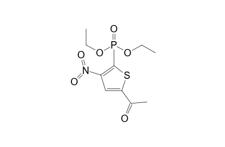 1-(5-Diethoxyphosphoryl-4-nitro-2-thienyl)ethanone