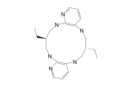 ANTI-7,16-DIETHYL-5,6,7,8,9,14,15,16,17,18-DECAHYDRO-(Z)-DIPYRIDO-[B.I]-[1.4.8.11]-TETRAAZACYClOTETRADECINE