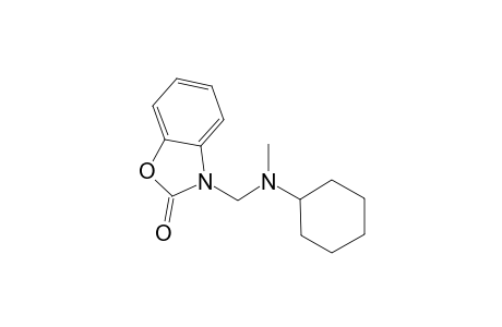 3-([Cyclohexyl(methyl)amino]methyl)-1,3-benzoxazol-2(3H)-one