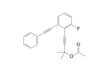 4-(2-fluoro-6-(phenylethynyl)phenyl)-2-methylbut-3-yn-2-yl acetate