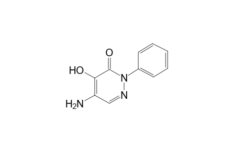 5-Amino-4-hydroxy-2-phenyl-3(2H)-pyridazinone