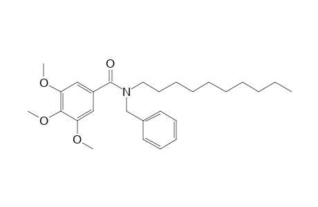 Benzamide, 3,4,5-trimethoxy-N-benzyl-N-decyl-