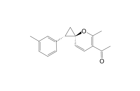 1-((1S,3S)-5-methyl-1-(m-tolyl)-4-oxaspiro[2.5]octa-5,7-dien-6-yl)ethanone