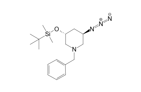 (3R,5R)-3-Azido-1-benzyl-5-(tert-butyldimethylsilyloxy)piperidine