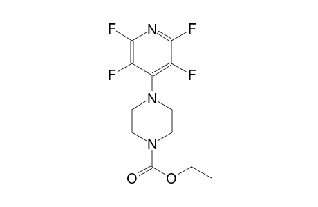 1-piperazinecarboxylic acid, 4-(2,3,5,6-tetrafluoro-4-pyridinyl)-, ethyl ester