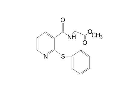 N-[2-(phenylthio)nicotinoyl]glycine, methyl ester