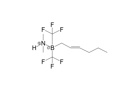 Dimethylamine(N-B)(2-(E)-hexenyl)bis(trifluoromethyl)borane