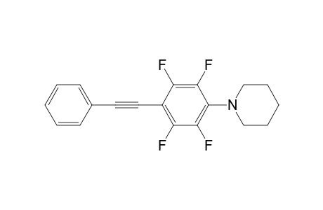 1-(4-PIPERIDINO-2,3,5,6-TETRAFLUOROPHENYL)-2-PHENYLETHYNE