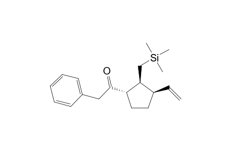 Ethanone, 1-[3-ethenyl-2-[(trimethylsilyl)methyl]cyclopentyl]-2-phenyl-, (1.alpha.,2.beta.,3.beta.)-(.+-.)-