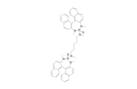 (R,R)-N,N'-BIS-[4,5-DIHYDRO-3,5-DIMETHYL-4-(3H-DINAPHTHO-[2,1-D:1',2'-F]-[1,3,2]-2-OXODIAZAPHOSPHEPINO)]-N,N'-DIMETHYL-1,5-PENTANEDIAMINE