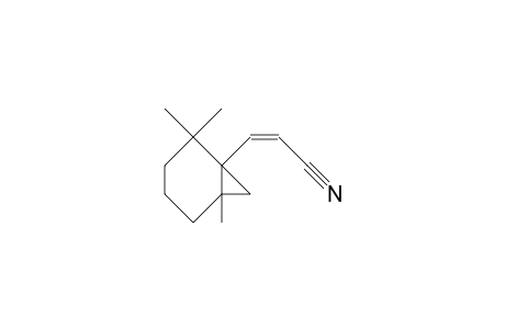 (Z)-3-(2',2',6'-Trimethyl-bicyclo[4.1.0]heptyl)-propenonitrile