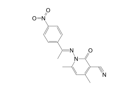 4,6-Dimethyl-1-[1-(4-nitro-phenyl)-ethylideneamino]-2-oxo-1,2-dihydro-pyridine-3-carbonitrile