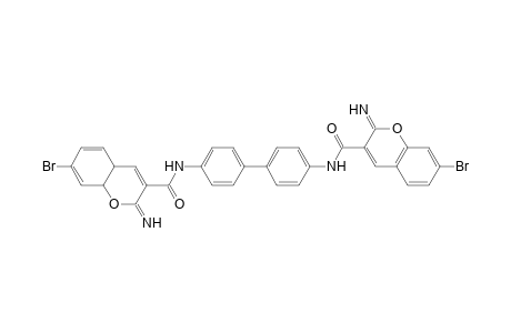 N,N'-([1,1'-Biphenyl]-4,4'-diyl)bis(7-bromo-2-imino-2H-chromene-3-carboxamide)