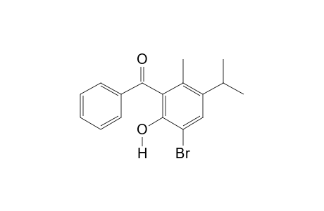 3-bromo-2-hydroxy-5-isopropyl-6-methylbenzophenone