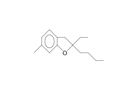 2-butyl-2,3-dihydro-2-ethyl-6-methylbenzofuran