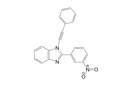2-(3-Nitrophenyl)-1-(phenylethynyl)-1H-benzimidazole
