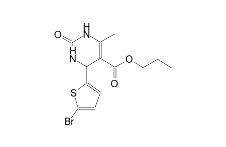 5-pyrimidinecarboxylic acid, 4-(5-bromo-2-thienyl)-1,2,3,4-tetrahydro-6-methyl-2-oxo-, propyl ester