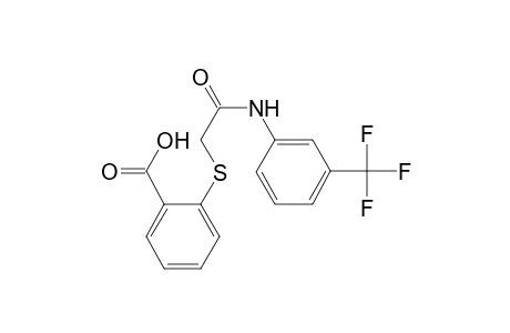 benzoic acid, 2-[[2-oxo-2-[[3-(trifluoromethyl)phenyl]amino]ethyl]thio]-