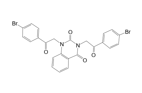 2,4(1H,3H)-quinazolinedione, 1,3-bis[2-(4-bromophenyl)-2-oxoethyl]-