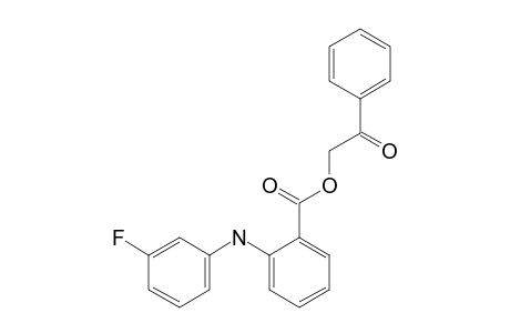 N-(m-fluoropheny)anthranilic acid, phenacyl ester