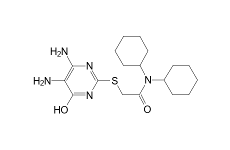 Acetamide, 2-(4,5-diamino-6-hydroxy-2-pyrimidylthio)-N,N-dicyclohexyl-