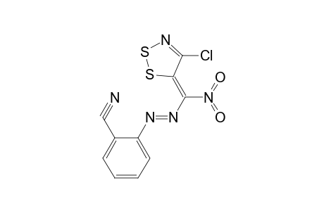 Benzonitrile,2-[(4-chloro-5H-1,2,3-dithiazol-5-ylidene)nitromethylazo]-