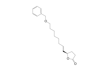 (R,E)-5-(8-(benzyloxy)oct-1-en-1-yl)dihydro-2(3H)-furanone