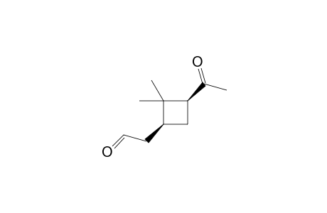 2-((1S,3S)-3-acetyl-2,2-dimethylcyclobutyl)acetaldehyde