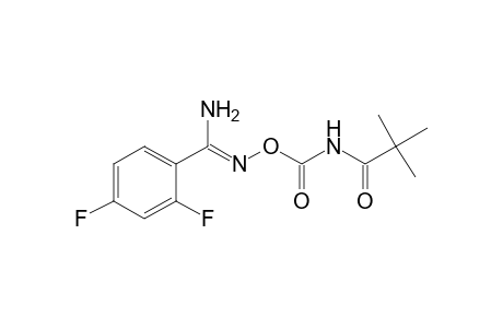 2,4-difluoro-O-(pivaloylcarbamoyl)benzamidoxime