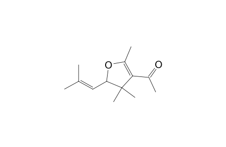 3-Acetyl-2,4,4-trimethyl-5-(2-methyl-1-propenyl)-4,5-dihydrofuran