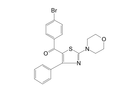 p-bromophenyl 2-morpholino-4-phenyl-5-thiazolyl ketone