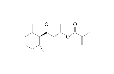 2-Methyl-acrylic acid (S)-1-methyl-3-oxo-3-((R)-2,6,6-trimethyl-cyclohex-3-enyl)-propyl ester