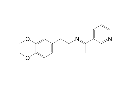 3,4-dimethoxy-N-[1-(3-pyridyl)ethylidene]phenethylamine