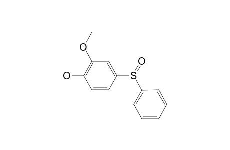 2-Methoxy-4-(phenylsulfinyl)phenol