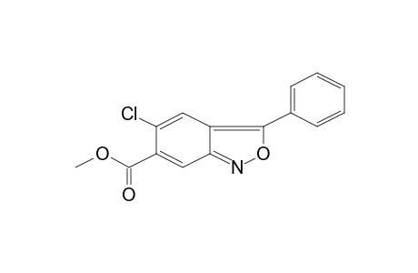 2,1-Benzisoxazole-6-carboxylic acid, 5-chloro-3-phenyl-, methyl ester