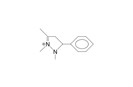 1,2,3-Trimethyl-5-phenyl-2-pyrazolinium cation