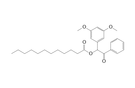 Dodecanoic acid 1-(3,5-Dimethyloxyphenyl)-2-oxo-2-phenylethyl ester