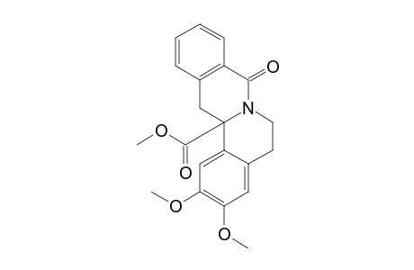 8-OXO-5,6,13,13A-TETRAHYDRO-2,3-DIMETHOXY-8H-DIBENZO-[A,G]-CHINOLIZIN-13A-CARBONSAEUREMETHYLESTER;(2,3-DIMETHOXY-8-OXO-BERBIN)-13A-CARBONSAEUREMET