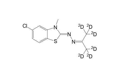 2-(1',1',1',3',3',3'-Hexadeuterio-2'-propylidenehydrazono)-3-methyl-5-chloro-2,3-dihydrobenzothiazole