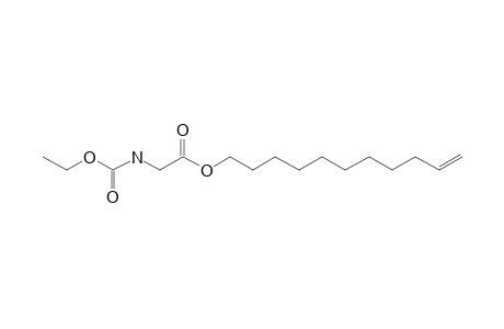 Glycine, N-ethoxycarbonyl-, undec-10-enyl ester