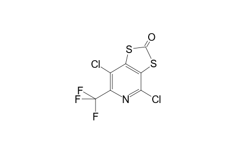 4,7-DICHLORO-6-TRIFLUOROMETHYL-1,3-DITHIOLO-[4.5-C]-PYRIDINE-2-ONE