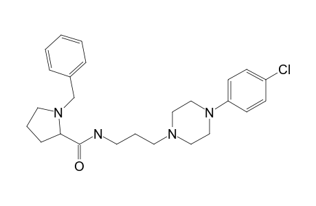 N-{3'-[4""""-(4""""'-chlorophenyl)-1""""-piperazinyl]propyl}-1-benzylpyrrolidine-2 carboxamide