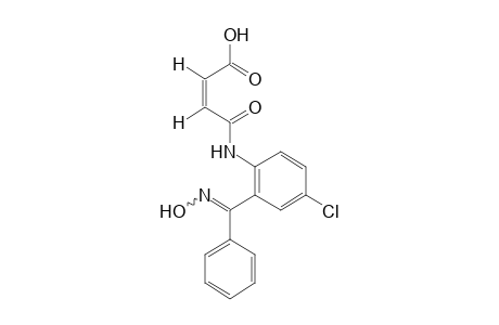 2'-benzoyl-4'-chloromaleanilic acid, 2'-oxime