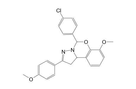 5-(4-chlorophenyl)-7-methoxy-2-(4-methoxyphenyl)-1,10b-dihydropyrazolo[1,5-c][1,3]benzoxazine