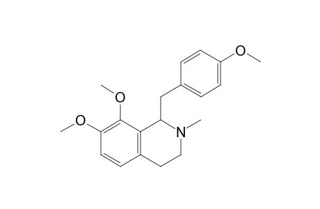 7,8-Dimethoxy-1-(p-methoxybenzyl)-2-methyl-1,2,3,4-tetrahydroisoquinoline