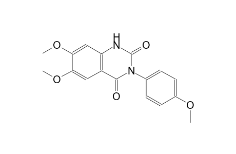 6,7-dimethoxy-3-(4-methoxyphenyl)-2,4(1H,3H)-quinazolinedione