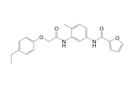 N-(3-{[(4-ethylphenoxy)acetyl]amino}-4-methylphenyl)-2-furamide