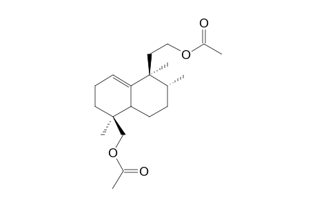 13,14,15,16-Tetranor-ent-halim-1(10)-en-12,18-diol diacetate